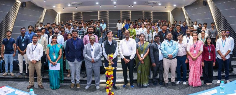 Cyber Hunt 2026 group photo at Presidency University Bengaluru