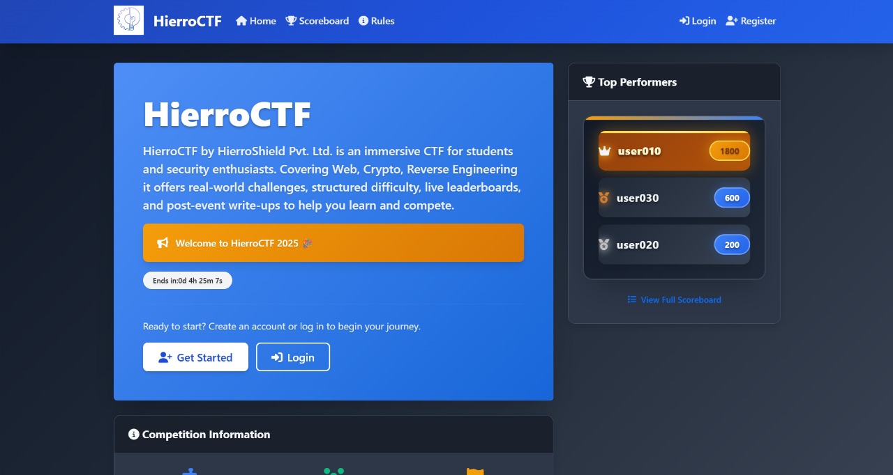 Platform Screenshot 1