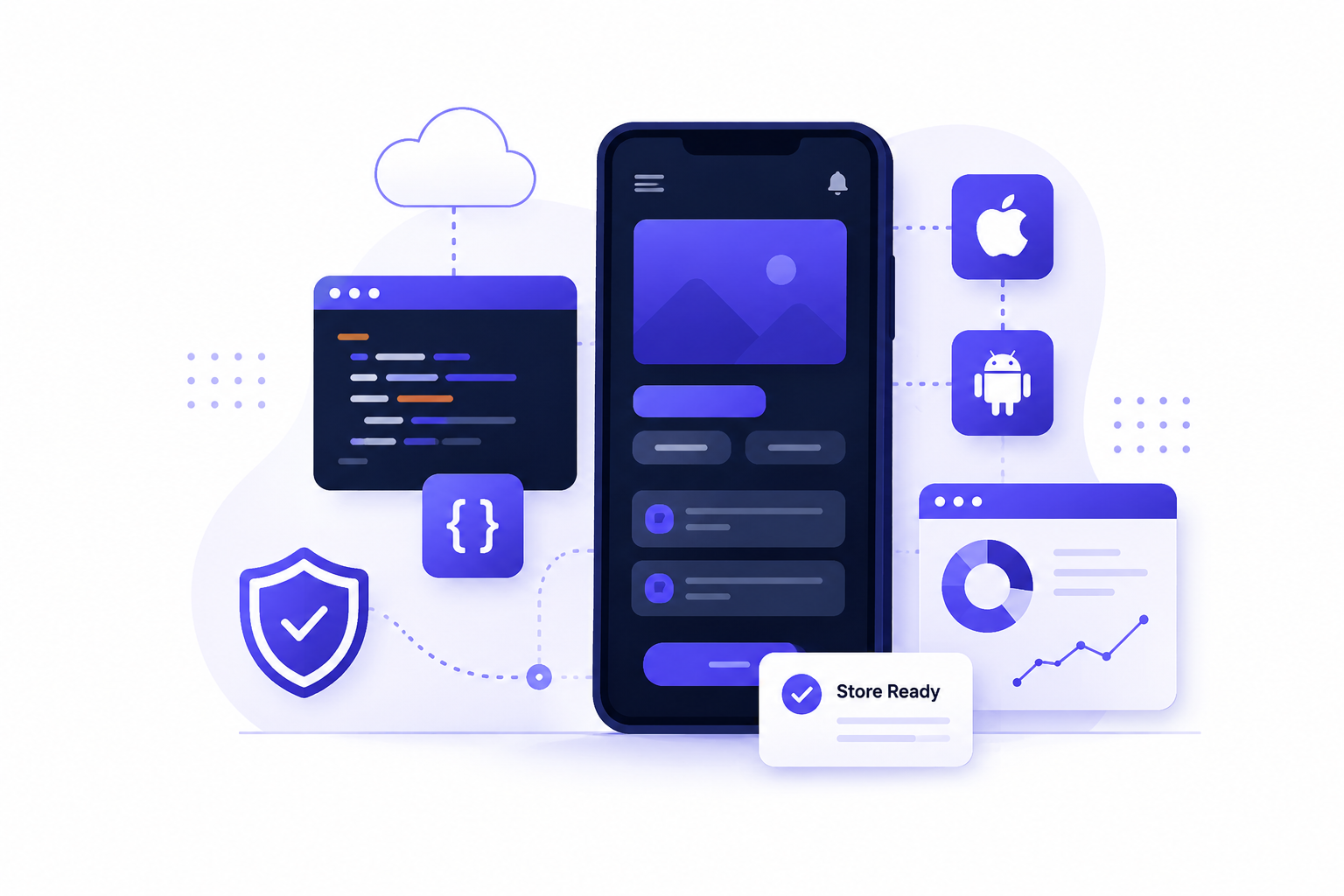 Mobile app screen mockup